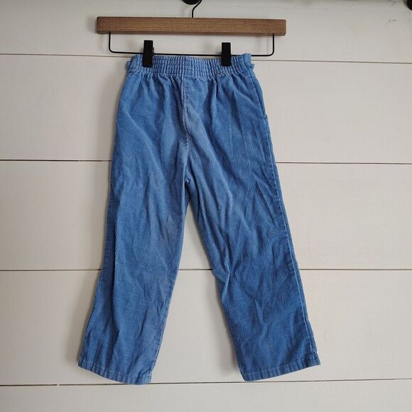 Vtg Big Bird Blue Corduroy Pants Baby Toddler Boys 90s Sesame Street USA Size 4T - Picture 3 of 6